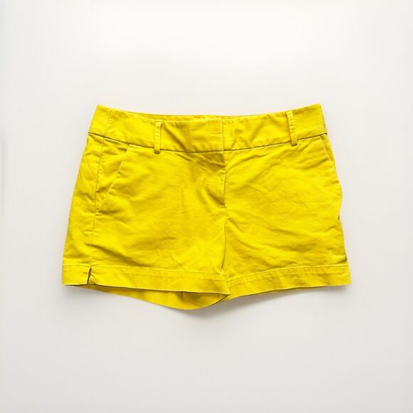 LOFT Size 4 Yellow Chino Riviera Shorts Coastal Chic Preppy Clean Girl - Picture 10 of 10